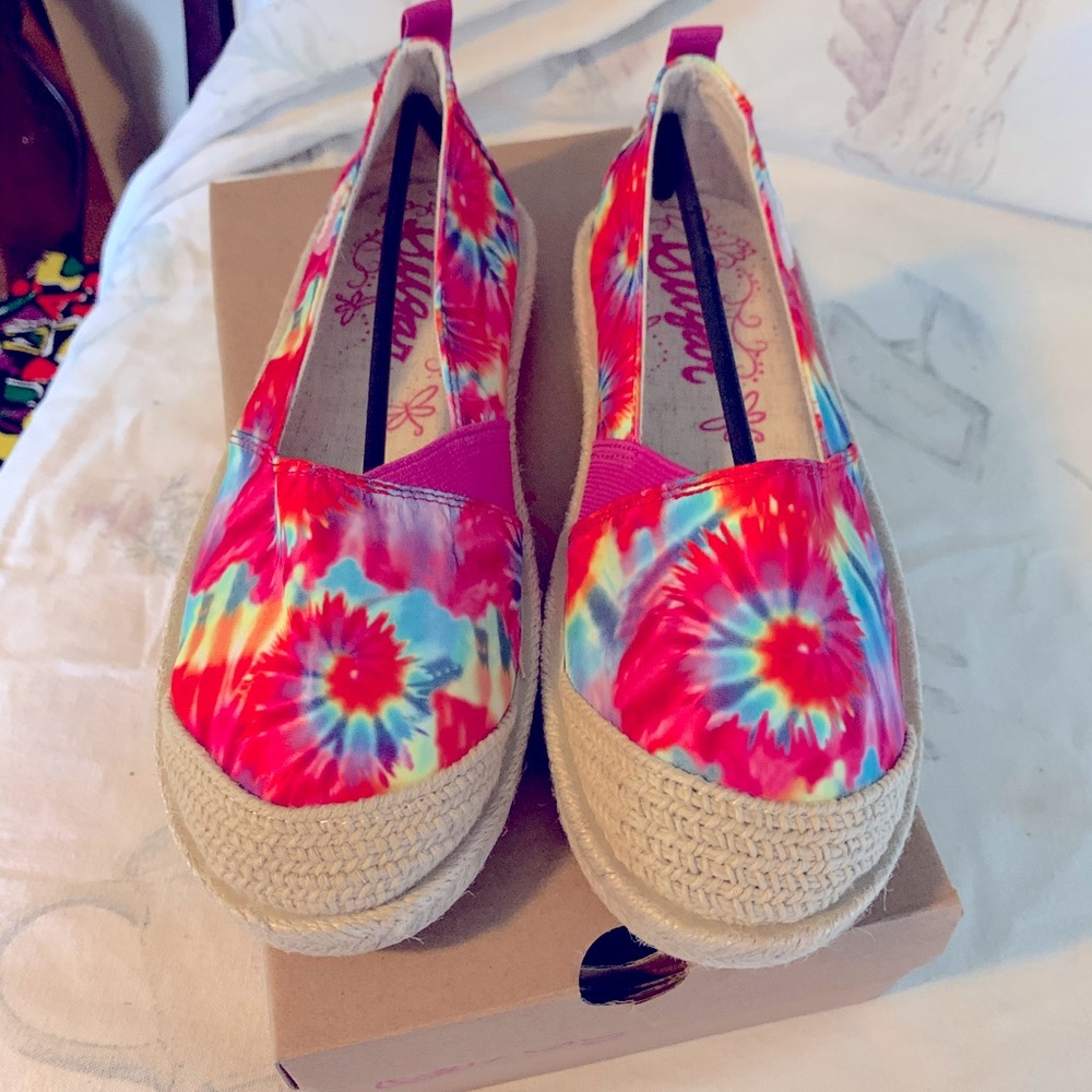 Ty dye espadrilles Fun for summer NIB